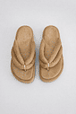 SAKURA - CHINELO FLATFORM TIRAS PUFFER CAMURÇA BEGE SAKURA - CHINELO FLATFORM TIRAS PUFFER CAMURÇA BEGE