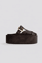 AURA - CLOG FEMININO PLATAFORMA MARROM AURA - CLOG FEMININO PLATAFORMA MARROM