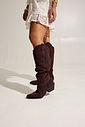 RUBIA - BOTA FEMININA 2 EM 1 COUNTRY COURO MARROM RUBIA - BOTA FEMININA 2 EM 1 COUNTRY COURO MARROM