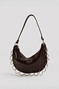 kuromi-bolsa-feminina-ombro-couro-marrom KUROMI - BOLSA FEMININA OMBRO ARGOLAS COURO MARROM