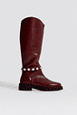 AMORA - BOTA FEMININA 2 EM 1 CANO LONGO COURO BORDÔ AMORA - BOTA FEMININA 2 EM 1 CANO LONGO COURO BORDÔ