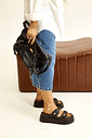 tiger-papete-feminina-tira-velcro-preta PAPETE FEMININA PLATAFORMA COURO PRETA - TIGER
