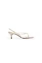 LAUREN - SANDÁLIA FEMININA SALTO BAIXO TIRAS DEDO OFF WHITE LAUREN - SANDÁLIA FEMININA SALTO BAIXO TIRAS DEDO OFF WHITE