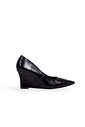 SÂMIA - SCARPIN FEMININO SALTO ANABELA PRETO SÂMIA - SCARPIN FEMININO SALTO ANABELA PRETO