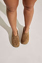 NINA - TAMANCO FEMININO SALTO ALTO CAMURÇA CAMEL NINA - TAMANCO FEMININO SALTO ALTO CAMURÇA CAMEL