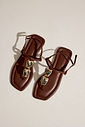 IRIS - SANDÁLIA RASTEIRA FEMININA DE DEDO CAMEL IRIS - SANDÁLIA RASTEIRA FEMININA DE DEDO CAMEL