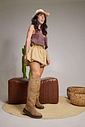 ANGELINA - BOTA FEMININA CANO LONGO BICO REDONDO BEGE ANGELINA - BOTA FEMININA CANO LONGO BICO REDONDO BEGE
