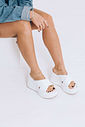 JULIA - TAMANCO FEMININO PLATAFORMA BRANCO JULIA - TAMANCO FEMININO PLATAFORMA BRANCO