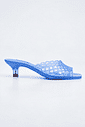 gummy-tamanco-feminino-tela-azul Tamanco Feminino Gummy Tela Azul vista lateral
