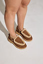 OZZY - CLOG FEMININO PELUCIADO CAMURÇA CAMEL OZZY - CLOG FEMININO PELUCIADO CAMURÇA CAMEL