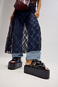 DARIELE - TAMANCO FLATFORM FEMININO PRETO