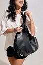 LIFE - BOLSA FEMININA SACO PRETA