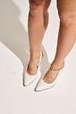 SUZAN - SCARPIN FEMININO SALTO ANABELA SLINGBACK OFF WHITE SUZAN - SCARPIN FEMININO SALTO ANABELA SLINGBACK OFF WHITE