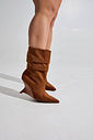 NARI - BOTA FEMININA SLOUCH CANO MÉDIO SUEDE CAMEL NARI - BOTA FEMININA SLOUCH CANO MÉDIO SUEDE CAMEL