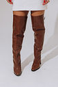 DÁLIA - BOTA FEMININA OVER THE KNEE SALTO ALTO CAMEL DÁLIA - BOTA FEMININA OVER THE KNEE SALTO ALTO CAMEL