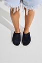 LINA - CLOG FEMININO ANATÔMICO COURO CAMURÇA PRETO LINA - CLOG FEMININO ANATÔMICO COURO CAMURÇA PRETO
