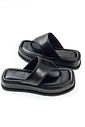 BÚZIOS - CHINELO FLATFORM COURO FEMININO PRETO BÚZIOS - CHINELO FLATFORM COURO FEMININO PRETO