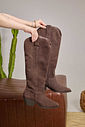 RUBIA - BOTA FEMININA 2 EM 1 COUNTRY COURO MARROM RUBIA - BOTA FEMININA 2 EM 1 COUNTRY COURO MARROM