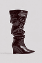 GAIA - BOTA FEMININA CANO LONGO SLOUCH MARROM GAIA - BOTA FEMININA CANO LONGO SLOUCH MARROM