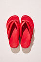 SAKURA - CHINELO FLATFORM TIRAS PUFFER VERMELHO SAKURA - CHINELO FLATFORM TIRAS PUFFER VERMELHO