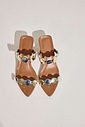 PROSPERIDADE - TAMANCO FEMININO MOEDAS PRATA COM DOURADO