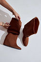MARIAH - BOTA FEMININA CROCHÊ SALTO ANABELA CAMEL MARIAH - BOTA FEMININA CROCHÊ SALTO ANABELA CAMEL