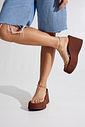 SOHO - TAMANCO FEMININO PLATAFORMA TIRA VINIL CAMEL SOHO - TAMANCO FEMININO PLATAFORMA TIRA VINIL CAMEL