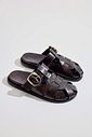 AURA - CLOG FEMININO FIVELA MARROM AURA - CLOG FEMININO FIVELA MARROM