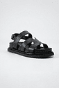 PAPETE FEMININA ANATÔMICA VELCRO PRETA - LEONA PAPETE FEMININA ANATÔMICA VELCRO PRETA - LEONA