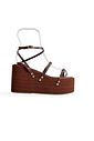 BRONX - SANDÁLIA PLATAFORMA FEMININA TIRAS CAMEL BRONX - SANDÁLIA PLATAFORMA FEMININA TIRAS CAMEL