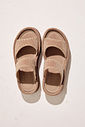 TAKA - PAPETE FLATFORM FEMININA CAMURÇA BEGE TAKA - PAPETE FLATFORM FEMININA CAMURÇA BEGE