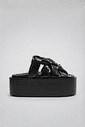 DARIELE - TAMANCO FLATFORM FEMININO PRETO