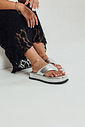 BÚZIOS - CHINELO FLATFORM FEMININO PRATA
