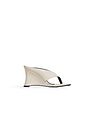 MISAKI - TAMANCO FEMININO DEDO SALTO ANABELA OFF WHITE MISAKI - TAMANCO FEMININO DEDO SALTO ANABELA OFF WHITE