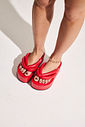SAKURA - CHINELO FLATFORM TIRAS PUFFER VERMELHO SAKURA - CHINELO FLATFORM TIRAS PUFFER VERMELHO