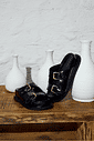 CAPUCINE - FLATFORM PAPETE FEMININA FIVELAS PRETA