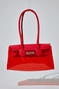 gummy-bolsa-feminina-transparente-vinil-vermelho BOLSA FEMININA TRANSPARENTE VERNIZ VERMELHO GUMMY
