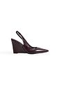 SUZAN - SCARPIN FEMININO SALTO ANABELA SLINGBACK MARROM SUZAN - SCARPIN FEMININO SALTO ANABELA SLINGBACK MARROM