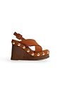 MAY - SANDÁLIA PLATAFORMA FEMININA NOBUCK CAMEL MAY - SANDÁLIA PLATAFORMA FEMININA NOBUCK CAMEL