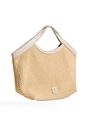 NÚIA - BOLSA FEMININA KNIT BEGE COM OFF WHITE NÚIA - BOLSA FEMININA KNIT BEGE COM OFF WHITE