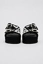 SASHA - TAMANCO FEMININO TRAMA ARTESANAL PRETO/BRANCO SASHA - TAMANCO FEMININO TRAMA ARTESANAL PRETO/BRANCO