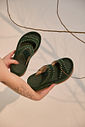 TAKA - PAPETE FLATFORM FEMININA CAMURÇA VERDE TAKA - PAPETE FLATFORM FEMININA CAMURÇA VERDE