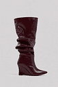 GAIA - BOTA FEMININA CANO LONGO SLOUCH BORDÔ GAIA - BOTA FEMININA CANO LONGO SLOUCH BORDÔ