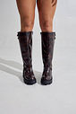 NAMU - BOTA FEMININA BIKER CANO LONGO TRATORADA MARROM NAMU - BOTA FEMININA BIKER CANO LONGO TRATORADA MARROM