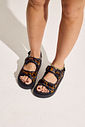FELINE - PAPETE FEMININA COURO ANATÔMICA VELCRO ANIMAL PRINT FELINE - PAPETE FEMININA COURO ANATÔMICA VELCRO ANIMAL PRINT