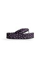 SAKURA - CHINELO FLATFORM POÁ TIRAS PUFFER PRETO E BRANCO