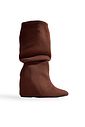 MARIAH - BOTA FEMININA CROCHÊ SALTO ANABELA CAMEL MARIAH - BOTA FEMININA CROCHÊ SALTO ANABELA CAMEL