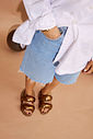 LILI - PAPETE ANATÔMICA FEMININA PUFFER BRONZE LILI - PAPETE ANATÔMICA FEMININA PUFFER BRONZE