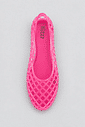 sapatilha-feminina-rosa-gummy Sapatilha Feminina Rosa - Gummy fotografada de cima, em flat lay, com a marca "hitzz" visível no solado interno.