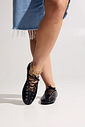 AKILA - SAPATILHA SNEAKERINA FEMININA CADARÇOS PRETA AKILA - SAPATILHA SNEAKERINA FEMININA CADARÇOS PRETA